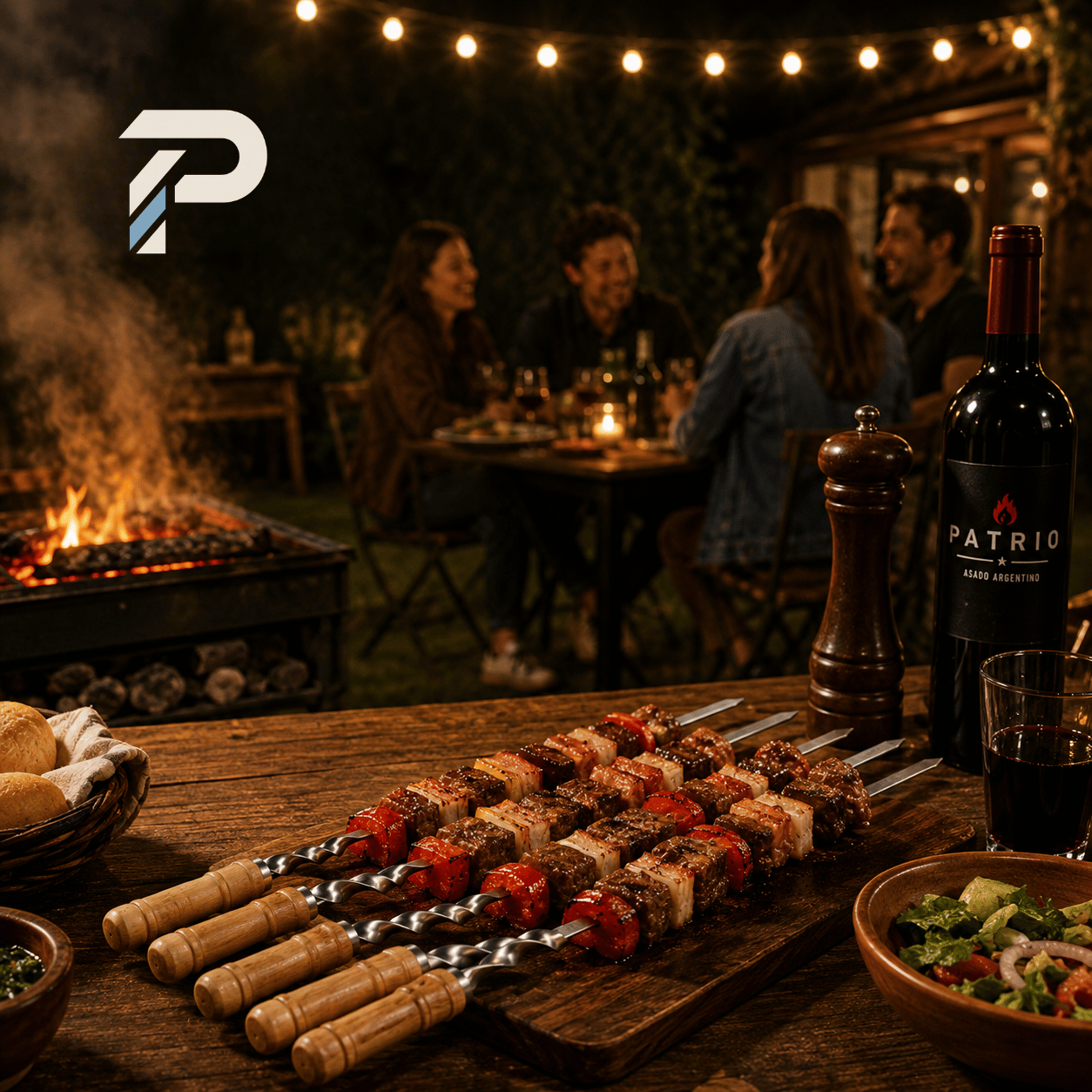 Set de Brochetas Fuego x6