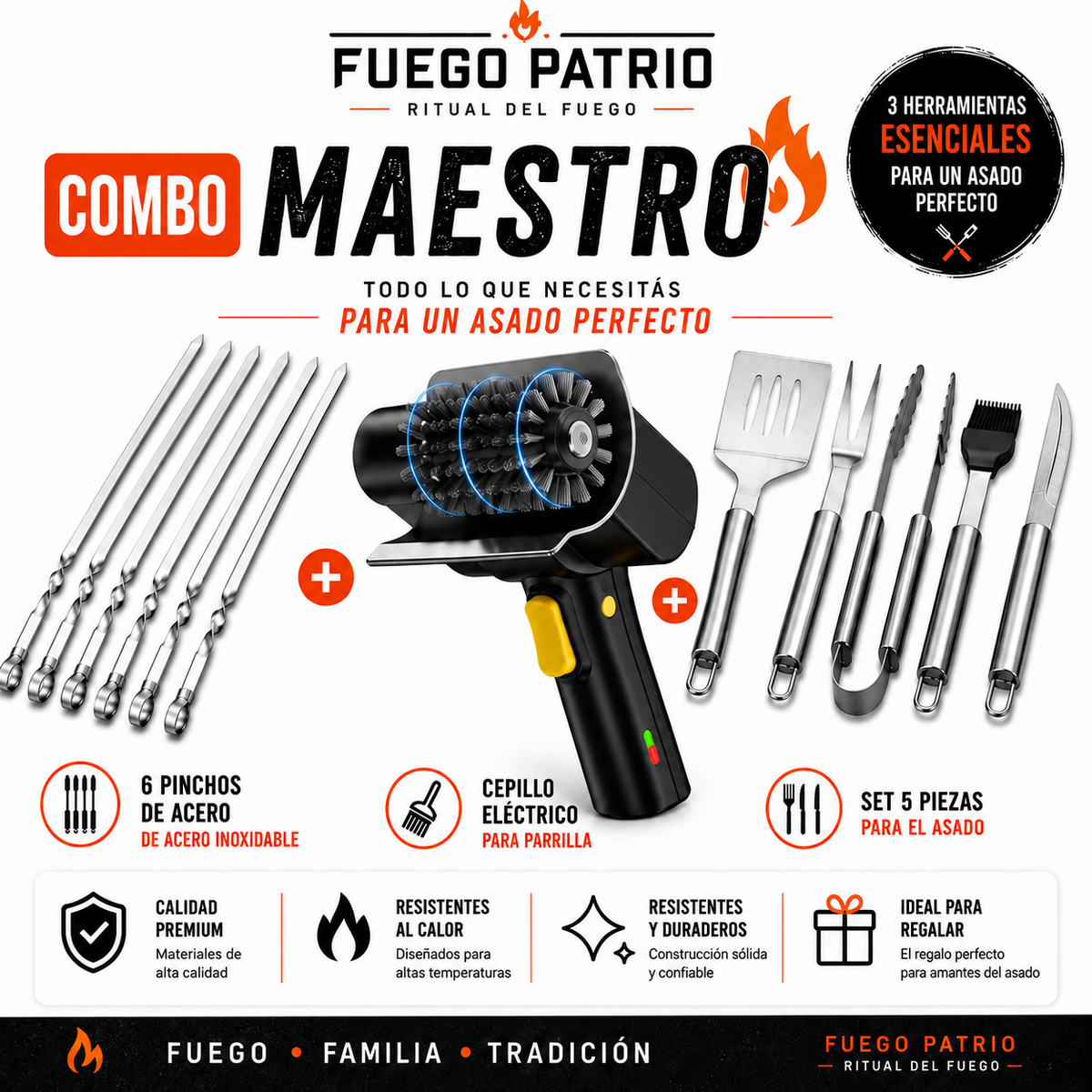 Combo Maestro del Fuego