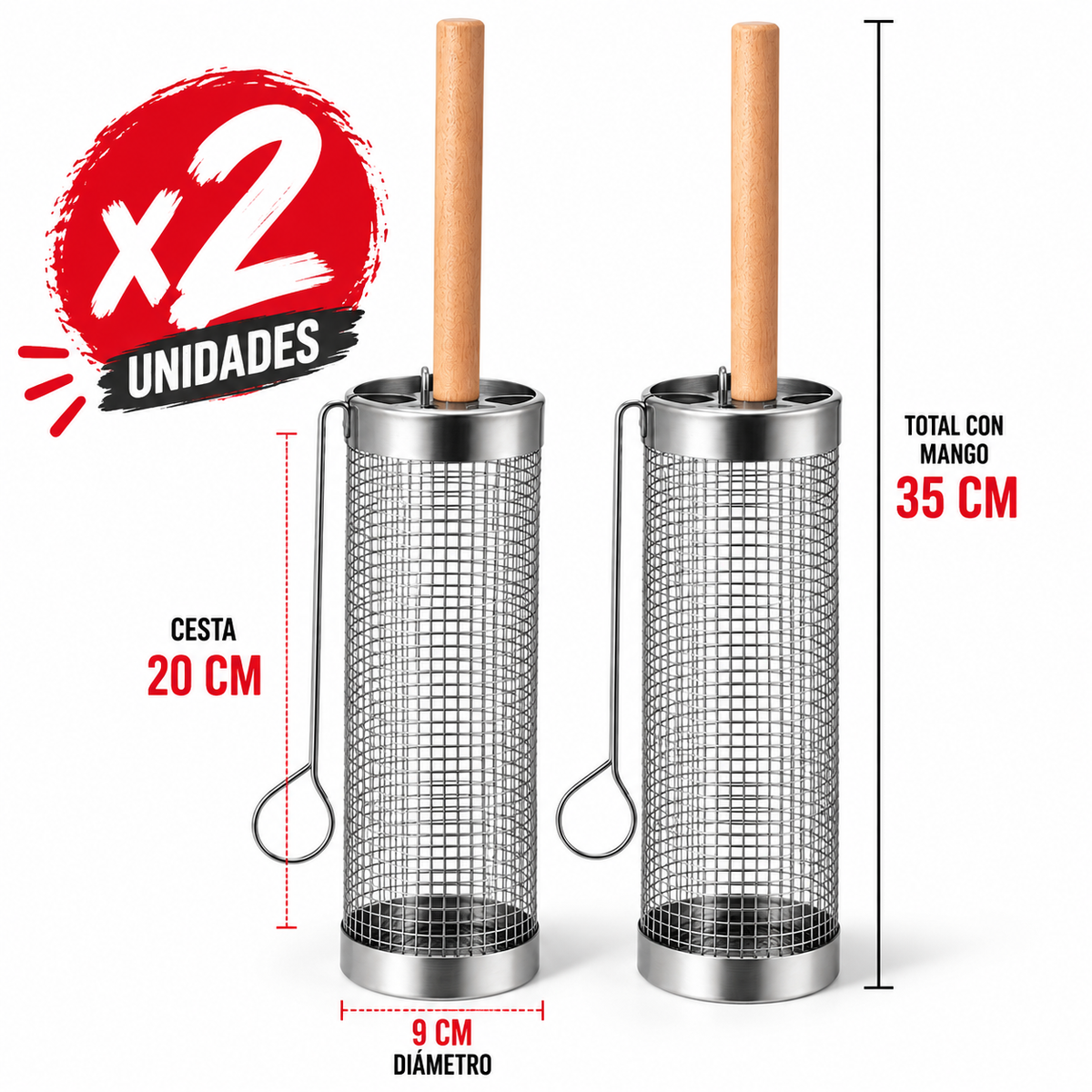 Cesta Parrillera Fuego