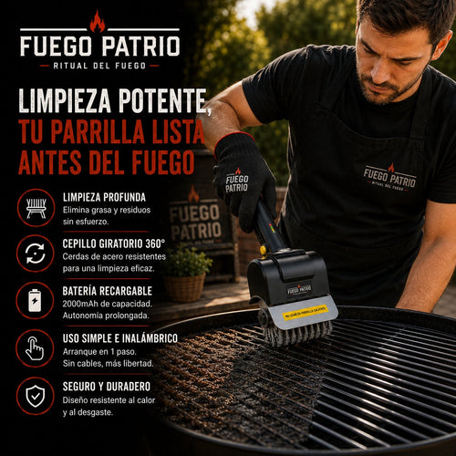 Cepillo Eléctrico Fuego Pro
