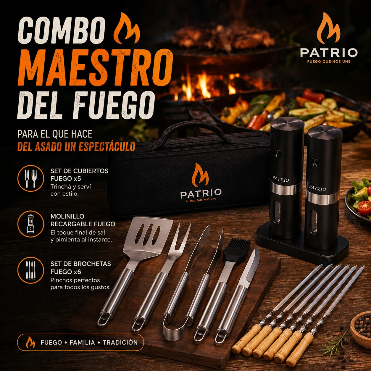 Combo Maestro del Fuego