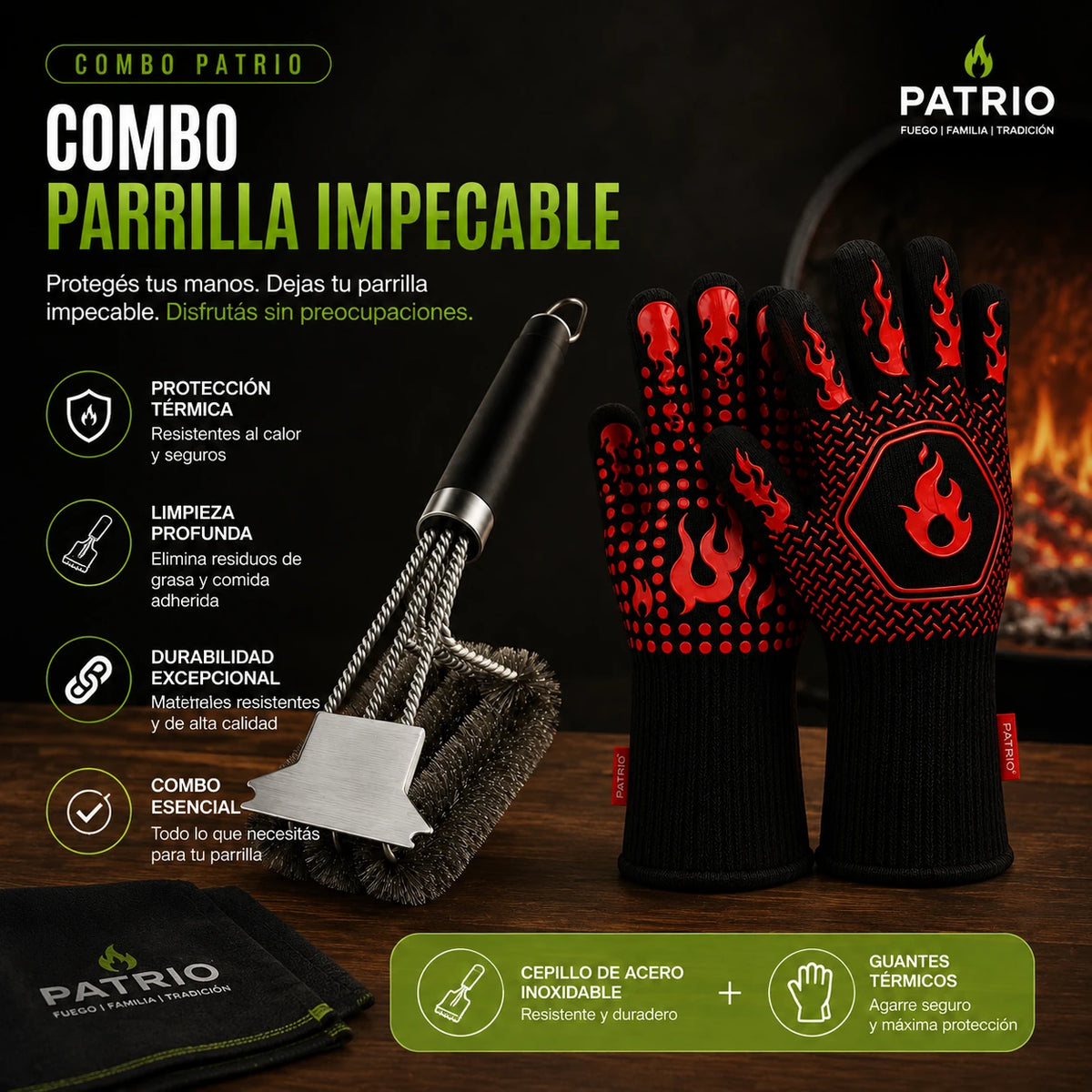 Combo Parrilla Impecable