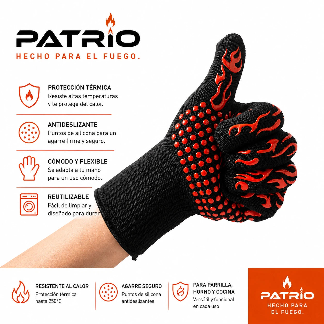 Guantes Ignífugos Fuego