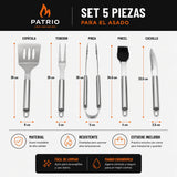Set de Cubiertos Fuego x5